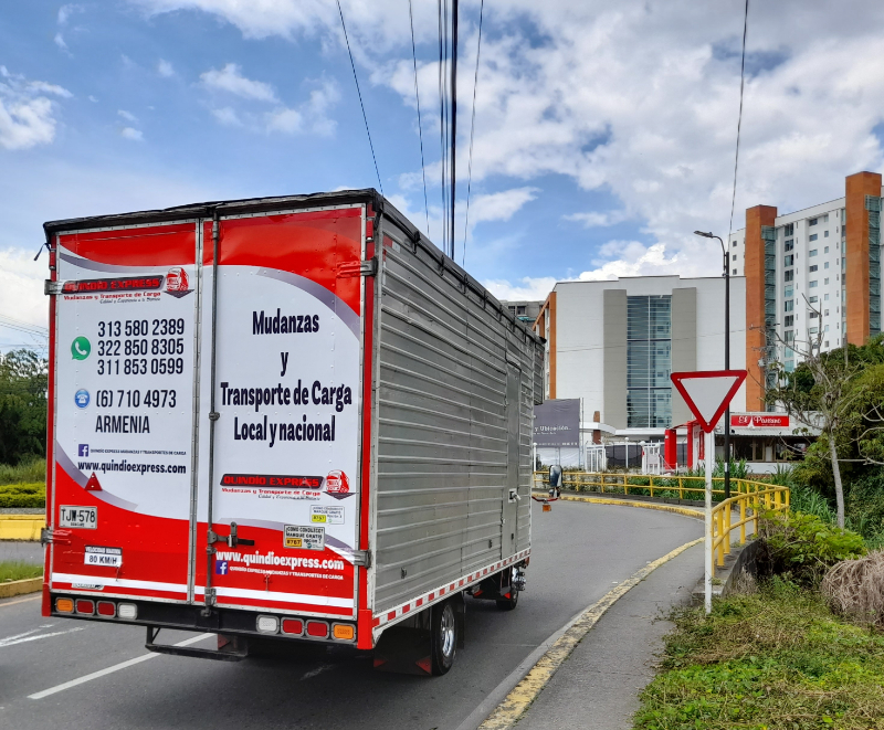 Mudanza comercial en Quindío